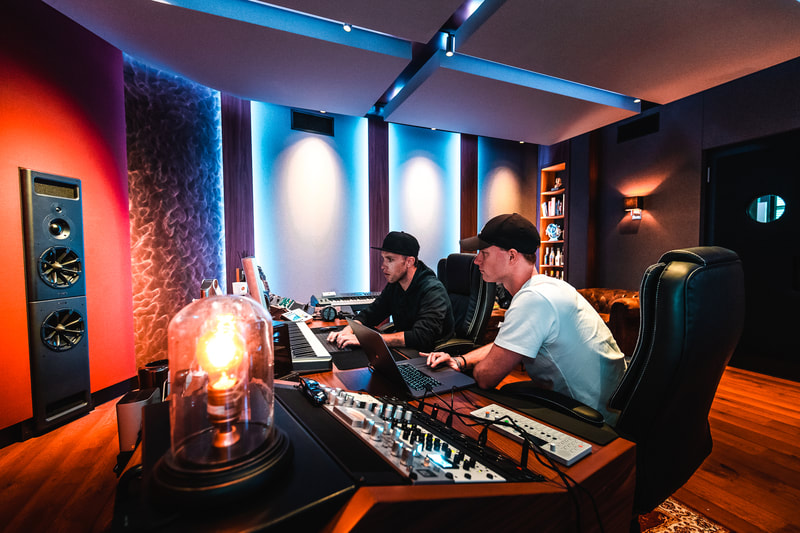 Nicky Romero and Tim van Werd in the studio working on 'Time To Save (ft. Mosimann)'